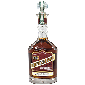 liquor barn: bottle of bourbon with a white background